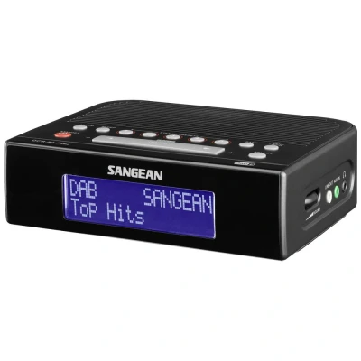 Afbeelding van Sangean DCR 89+ Wekkerradio DAB+, VHF (FM) AUX, USB Acculaadfunctie, Wekfunctie Zwart