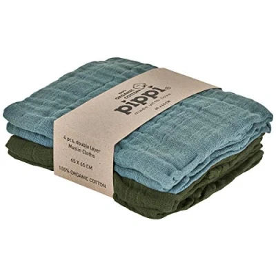Afbeelding van Pippi Washandjes 4 pak lood