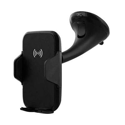 Afbeelding van autolader inductie, 10 W, bevestiging 3 in 1 + geïntegreerde micro USB kabel.
