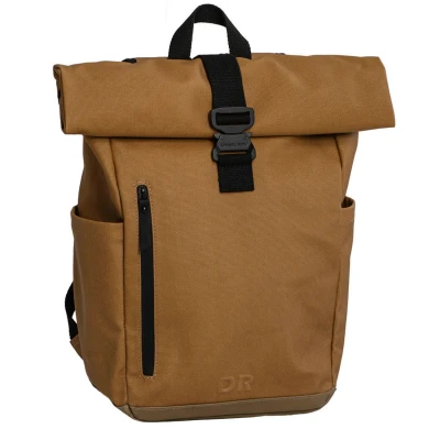 Afbeelding van Daniel Ray Griffith Coated Canvas Rolltop Laptoprugzak Khaki