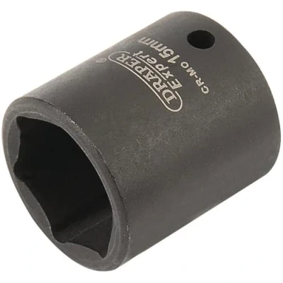 Afbeelding van Draper Expert 5062 15mm 1/4&quot; vierkante aandrijving Hi Torq 6 punts slagcontactdoos