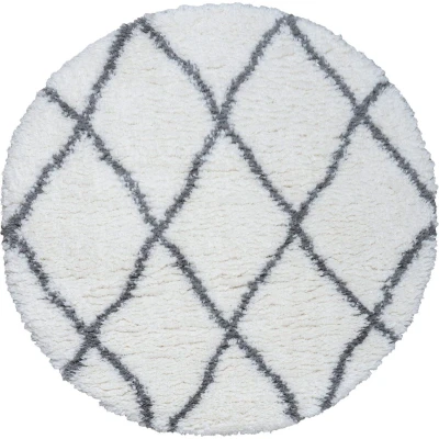 Afbeelding van Veer Carpets Vloerkleed Jeffie Cream Rond ø80 cm