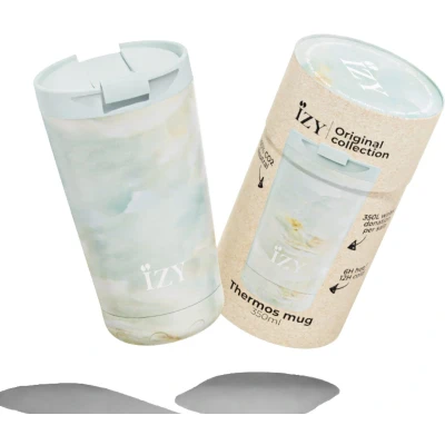 Afbeelding van Thermosmok IZY Marmer Green 350 ml