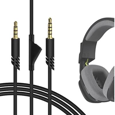 Afbeelding van Geekria Audiokabel Compatibel met Astro A10 Gen 2, A10, A30, A40, A40 tr Gaming Headsets Kabel, 3,5 mm Aux Vervangende Stereokabel Mute Control voor Headset, Xbox One, PS4 (6.5ft /2m)