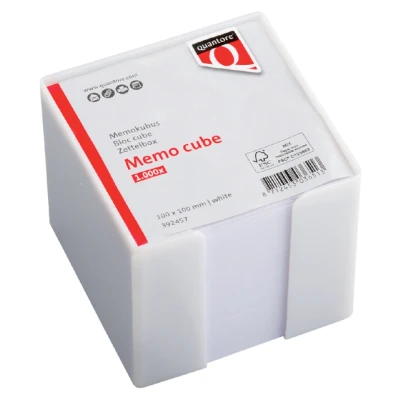 Afbeelding van Memokubus met 900 vel Memoblaadjes Wit