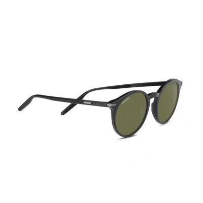 Afbeelding van Serengeti zonnebril Leonora 8954 Glanzende zwart mineraal gepolariseerd 555 nm Sunglasses