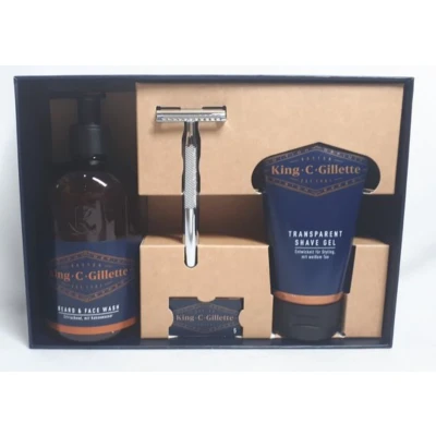 Afbeelding van Gillette King C Starter Kit 4 stuks
