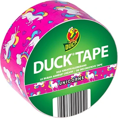 Afbeelding van kip duck tape design unicorns 48 mm x 9.1 m