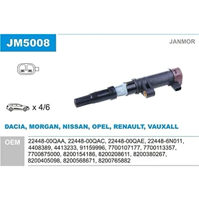Afbeelding van Bobine JANMOR JM5008