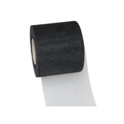 Afbeelding van VERONA TULLE zwart 50 M ROULEAU x 72mm breed