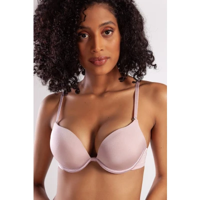 Afbeelding van Garland Dames Lingerie Voorgevormde Push up beugel Racerback BH (171 036) Maat 80B ROZE