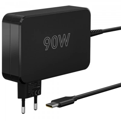 Afbeelding van USB C Ladegerät für Tablet, Laptop z.B. Apple MacBook, Huawei MateBook, 90W, schwarz