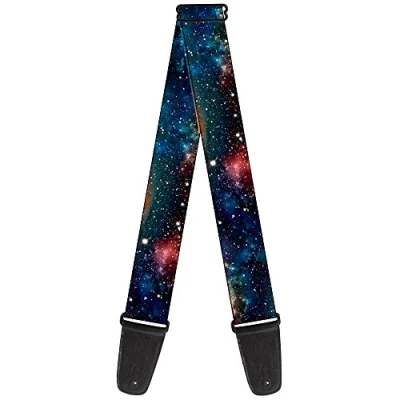 Afbeelding van Buckle Down GS W34577 Gitaarband Space Dust Collage 6,5 cm breed, 73,7 137,2 lengte