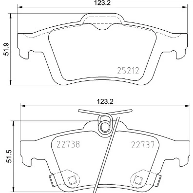 Afbeelding van Brembo Remblokset P 24 216