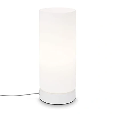 Afbeelding van Briloner Lampen tafellamp, tafellamp incl. kabelschakelaar, 1x E14, max. 25 Watt, wit, 100x250mm (DxH)