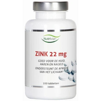 Afbeelding van Nutrivian Zink Methionine (100 tabs)