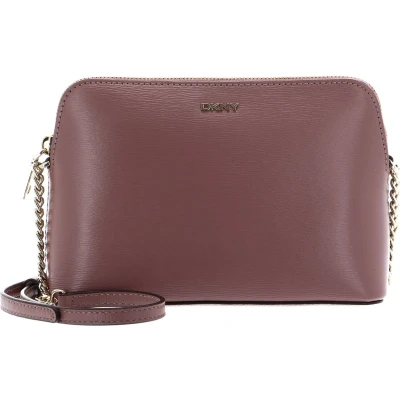 Afbeelding van DKNY Leren Schoudertas Bryant Sutton Dome Crossbody Bag Antique Rose Roze