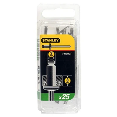 Afbeelding van Stanley blindklinknagel 3X3mm type 1 PAA42T (Per 25 stuks)