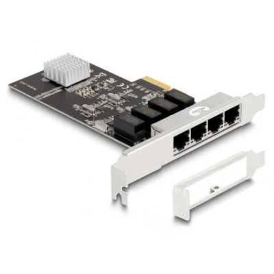 Afbeelding van Delock PCI Express x4 Karte 4 x RJ45 Gigabit LAN RTL8111 HQ products