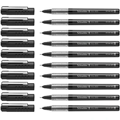 Afbeelding van &quot;rollerball Schneider Xtra 805 0,5mm zwart doos met 10 stuks&quot;