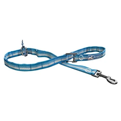 Afbeelding van Kurgo RSG Dog Stub Leiband, Hond Walking Lead, Verstelbaar, MOLLE Compatible, Coastal Blue