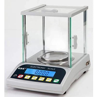 Afbeelding van g &amp; PLC precisieweegschaal, tafelweegschaal, laboratoriumweegschaal, industriële weegschaal, 100 g/0,001 tot 2000 g/0,01