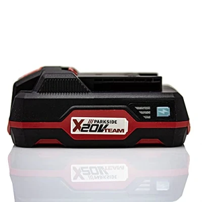 Afbeelding van Parkside Accu 20 V 2,0 Ah lithium ion batterij Pap B1 laadstatusindicator reserveaccu voor apparaten en gereedschappen