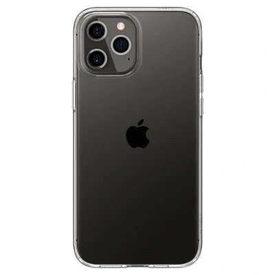 Afbeelding van Apple iPhone 12 Pro Max Hoesje Siliconen en TPU (zacht) Spigen Softcase/Backcover Transparant Telefoonhoesje
