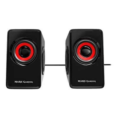 Afbeelding van Mars Gaming MS1, 10W Luidsprekers, Subwoofer, 3.5mm Jack en USB, 6 Sound Drivers