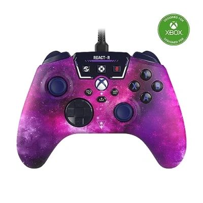 Afbeelding van Turtle Beach React R Zwart, Paars USB Gamepad Analoog/digitaal PC, Xbox One, Series S, Ser