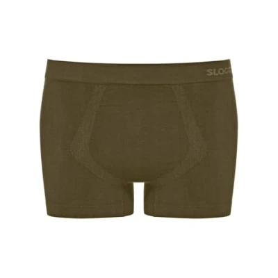 Afbeelding van sloggi men GO Smooth Short C2P Heren Onderbroek Groen DonkerCombinatie Maat S