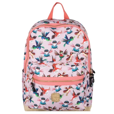 Afbeelding van Pick &amp; Pack Birds Backpack L soft pink