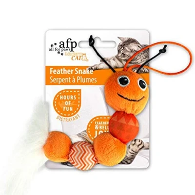 Afbeelding van AFP Modern Cat Feather Snake Speelgoed voor katten Kattenspeelgoed Kattenspeeltjes