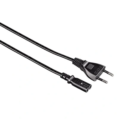 Afbeelding van Hama Netvoedingskabel euro plug 1.5m zwart per 25 stuks