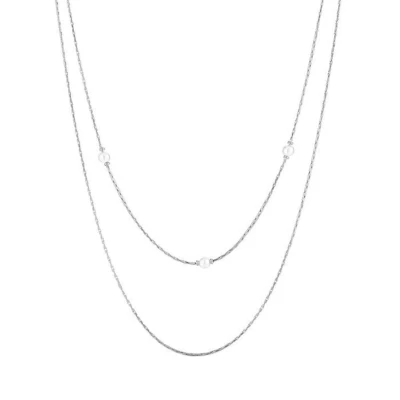 Afbeelding van Bijoutheek Ketting Parels Kettingen Zilver