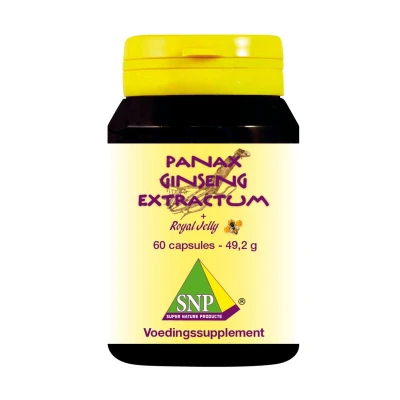 Afbeelding van SNP Panax ginseng extra &amp; royal jelly 60 capsules