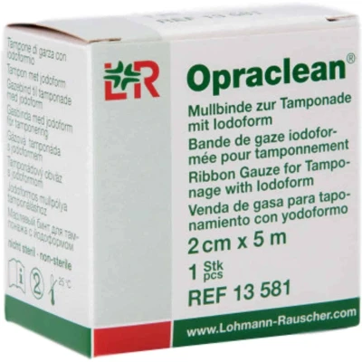 Afbeelding van Opraclean Gaas Met Jodoform 1 Cm X 5 M