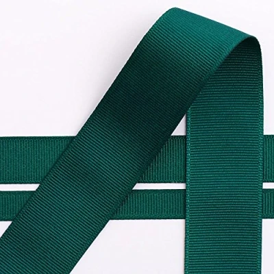 Afbeelding van Italian Options Grosgrain lint, 38mm x 10 Meter Rol, Donkergroen