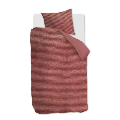 Afbeelding van At Home Dekbedovertrek Cosy Corduroy Roze 140 x 200/220