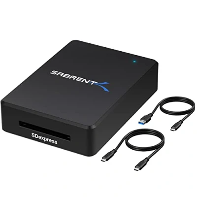 Afbeelding van SABRENT USB 3.2 Type C en A naar SD Express 7.0 kaartlezer (CR SDX7)