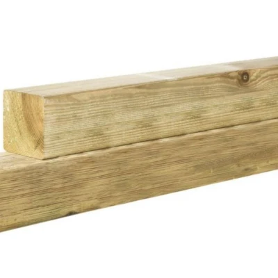 Afbeelding van Schuttingpaal grenen hout 6,8 x 270 cm