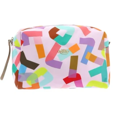 Afbeelding van Oilily Pia Make up tas Dames Ritssluiting Waterafstotend Lila One Size
