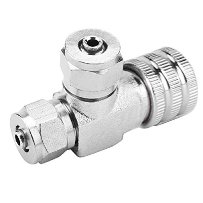 Afbeelding van EVTSCAN Aquariumsysteem CO2 regelaar Naald Terugslagklep Bellenteller Aquariumaccessoire(Double head)
