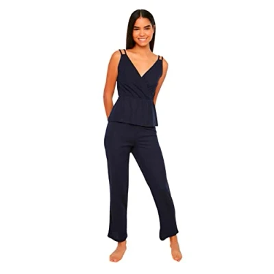 Afbeelding van Trendyol THMSS21PT0125 Volwassenen Vrouwen 2 pack marineblauw XL