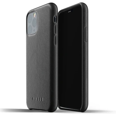 Afbeelding van MUJJO Leather Case iPhone 11 Pro zwart CL 001 BK
