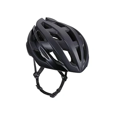Afbeelding van BBB Cycling Hawk Racefiets Helm Wielrenhelm Fietshelm Volwassenen Sporthelm Mat Zwart Maat M BHE 151