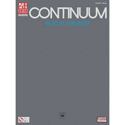 Afbeelding van Continuum guitare: Music by John Mayer
