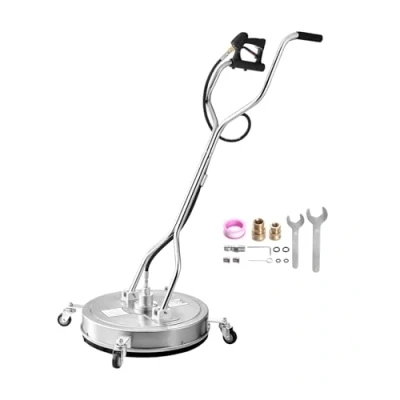 Afbeelding van VEVOR 550mm Oppervlaktereiniger Hogedrukreiniger Terrasreiniger 4 wielen 276 bar