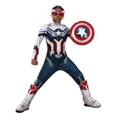Afbeelding van Verkleedpak Kind Falcon and Winter Soldier Deluxe Captain America Maat 152 164