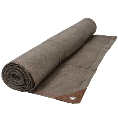 Afbeelding van WerkaPro 10828 Inkijkbescherming voor de tuin, inkijkbescherming, versterkt taupe, weven van 220 g/m², rol 1,2 m x 10 m, polyethyleen